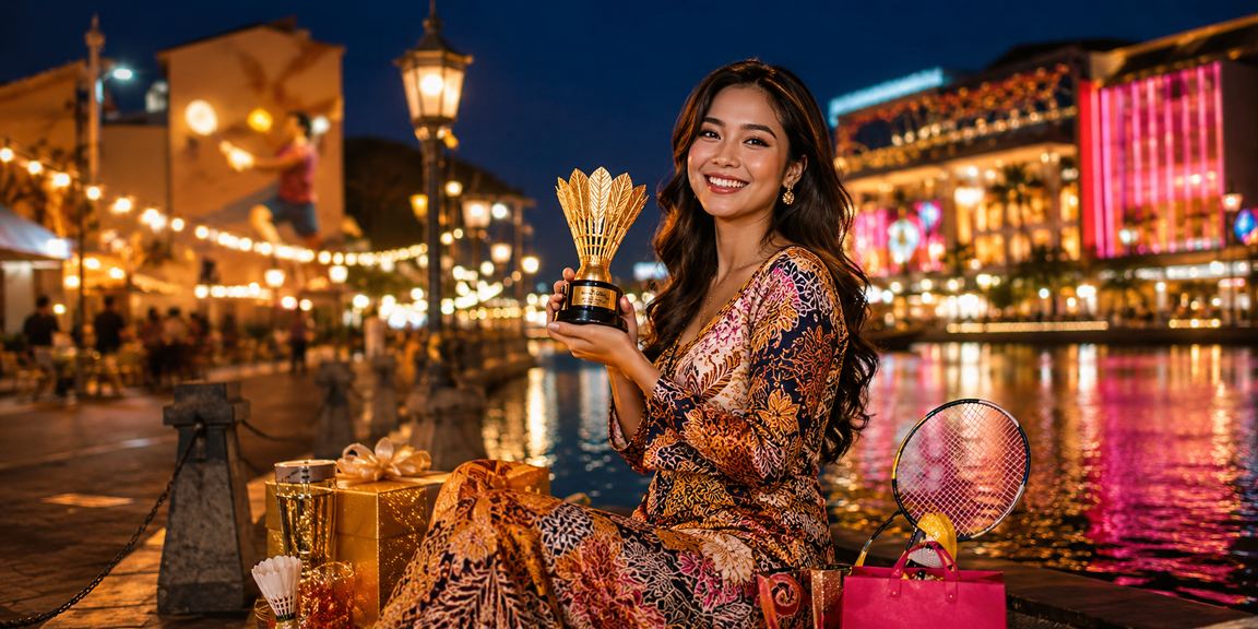 Suasana meja roulette kasino hiburan bergaya batik Malaysia di Penang pada platform cla45