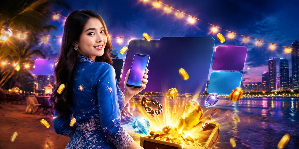 Pengguna wanita berbaju kurung di Petaling Jaya memainkan kasino mudah alih cla45 menggunakan telefon pintar